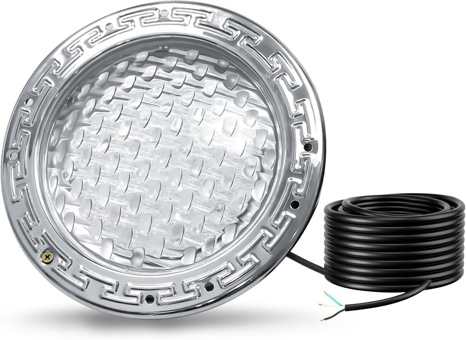 LED Pool Lights for Inground Pools,120V Pool Lights White,10 Inch Inground 50 FT