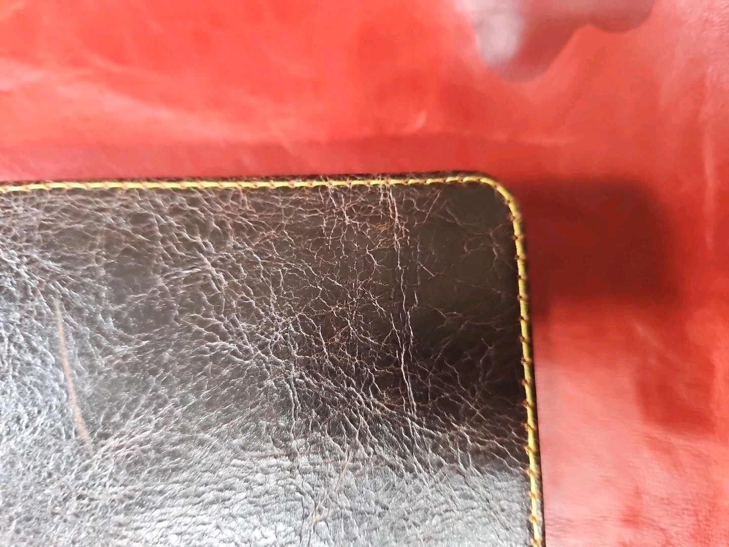 Criswell Study Bible Rebound with Liner Cowhide Nice! Stitched Parameter Nice!