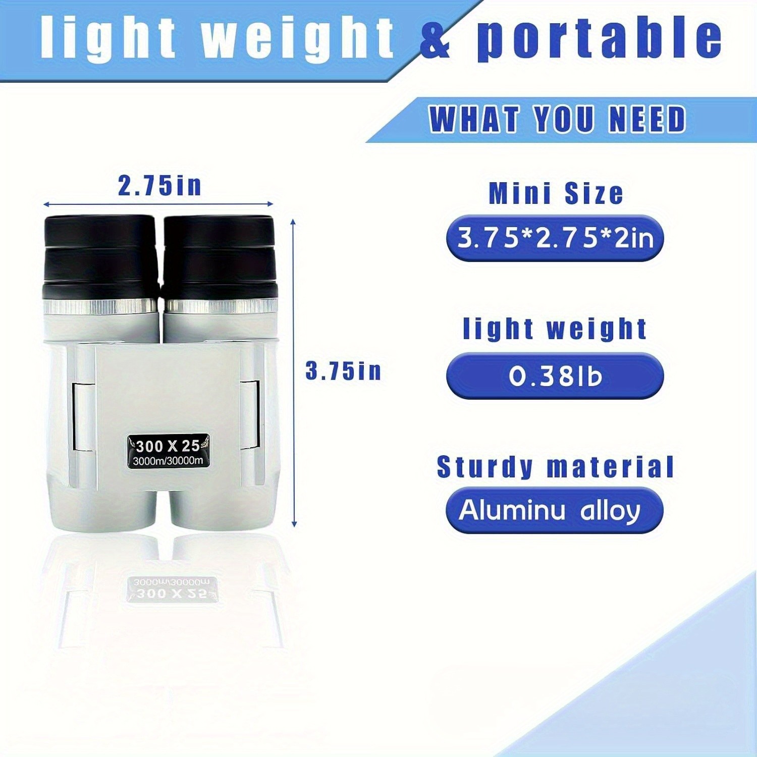 Compact Mini 6x18 Pocket Binoculars Auto Focus 131/1000m Waterproof Bird Watch