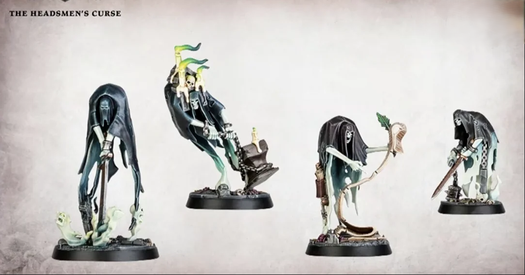 Warhammer AoS Underworlds: Nighthaunt Headsmen's Curse w/Cards!