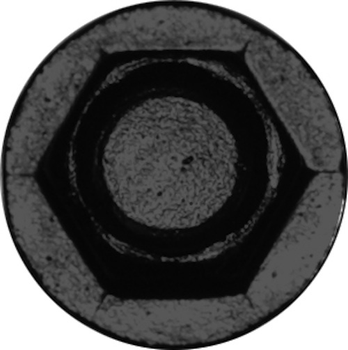 Black TIMBER LOG SCREWS: Hex Drive Screws - Heavy Duty Log Timber Screws 2"-14"