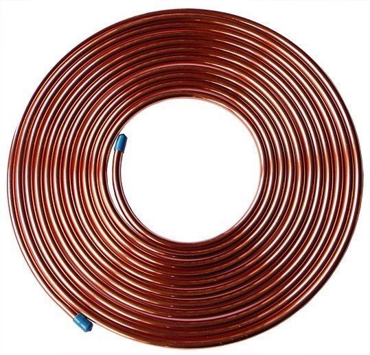 1/2 Inch x 50 Feet Soft Copper Tubing HVAC and Refrigeration 1/2 OD