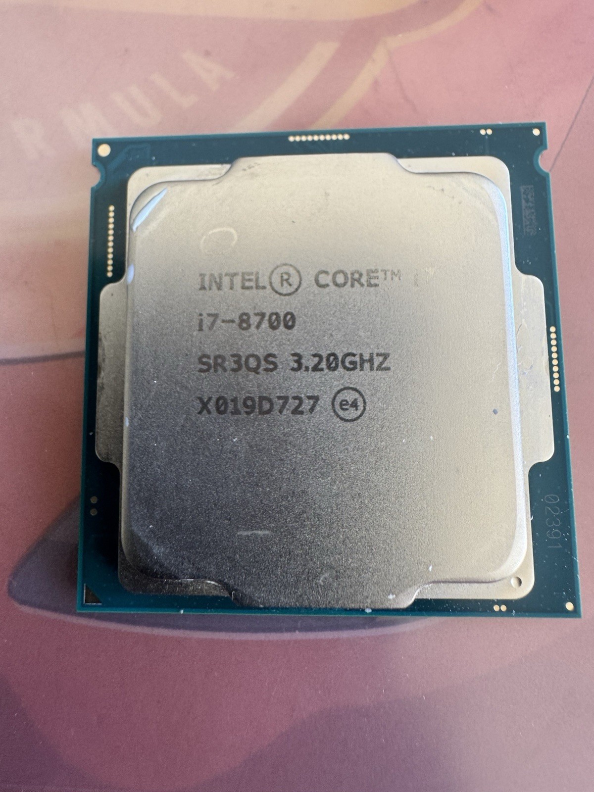Intel Core i7-8700 3.2GHz 6-Core 12T LGA1151 SR3QS Coffee Lake CPU
