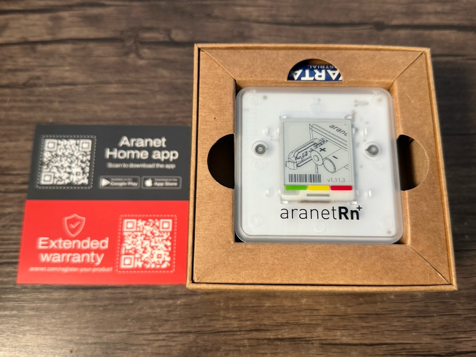 SAF Radon Detector Home 10-Min Measurement, Temperature Aranet Plus BRAND NEW