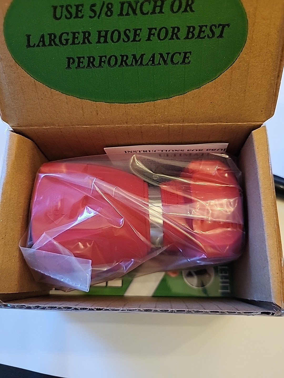 🚒The Ultimate Innovations Original Ultimate Hose Nozzle RED Color- NEW 🚒