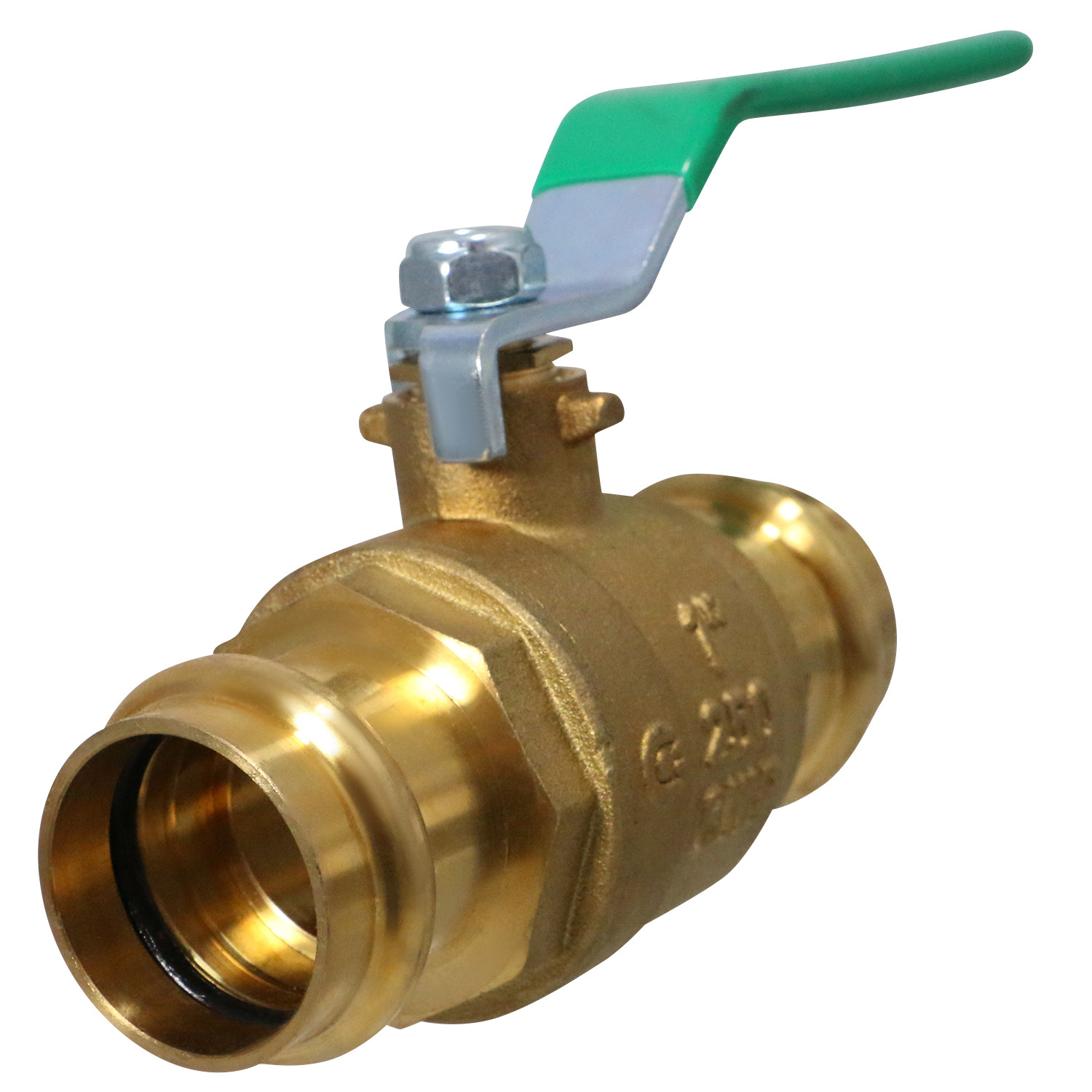 5 Pack XFITTING 1" Press Ball Valve, Lead Free Brass, Full Port, ProPress