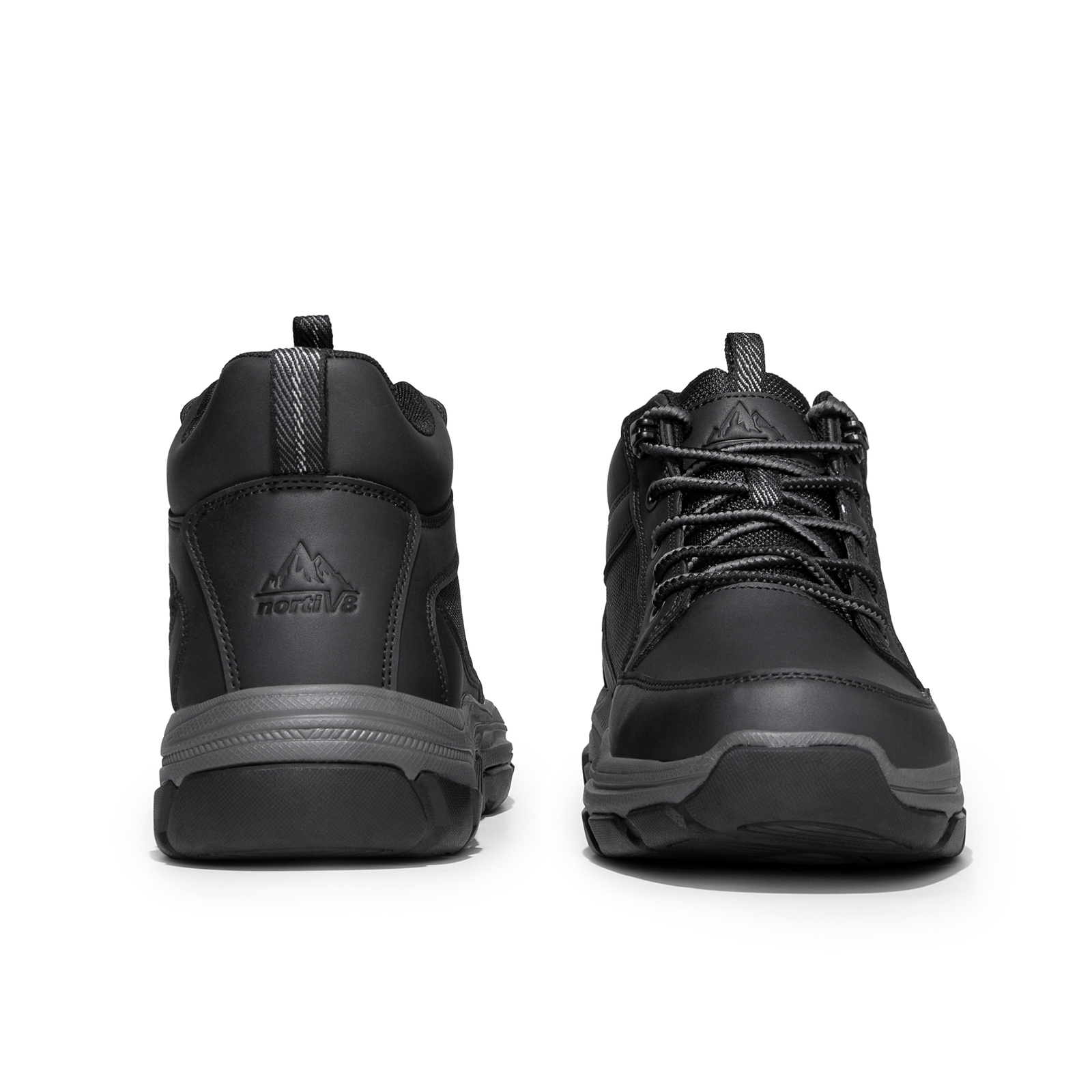 NORTIV 8 Mens Hiking Boots Lightweight Breathable Ankle Lace Up Chukka Boots