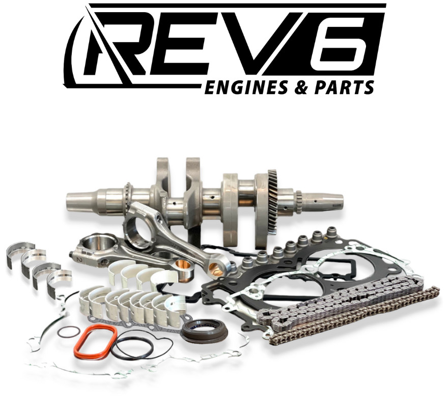 Polaris RZR Turbo Complete Bottom End Rebuild Kit HD Twin Crankshaft Engine Rev6