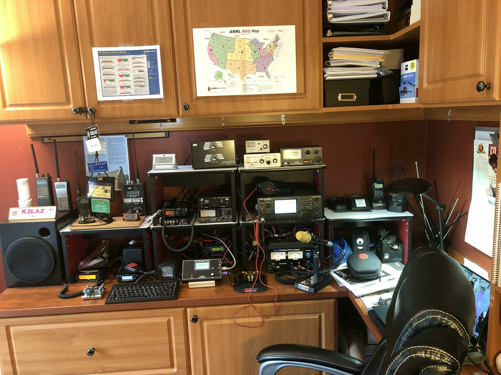 Ham Radio Bench Rack mount or Holder UHF VHF HF 2 Meter 440