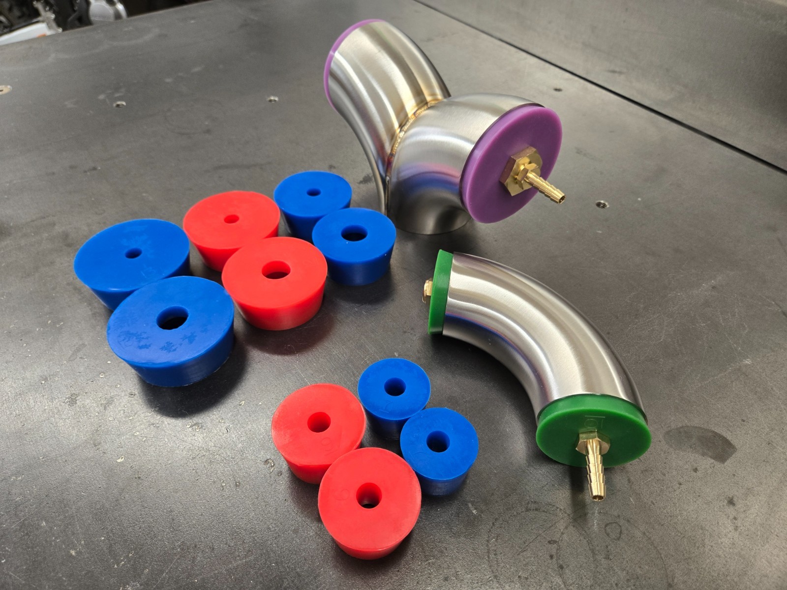 Silicone Purge Plug Kit with Diffusers 1.5 to 3 inch for Tig Welding Stainless