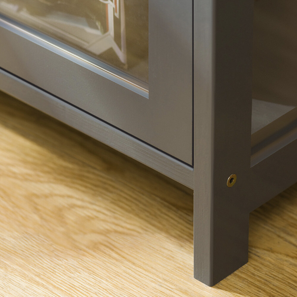 3-Tier Acrylic Figure Model Toy Collection Cabinet Display Storage Shelf Black