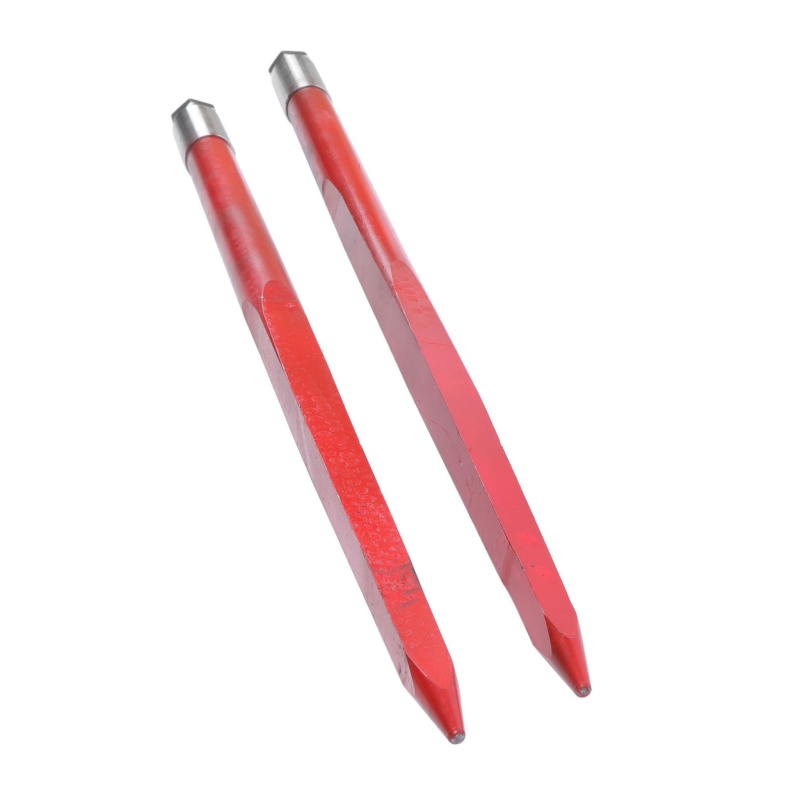 Hay Bale Spear 43 inch 2 Pack Spike Fork for Tractors Loaders