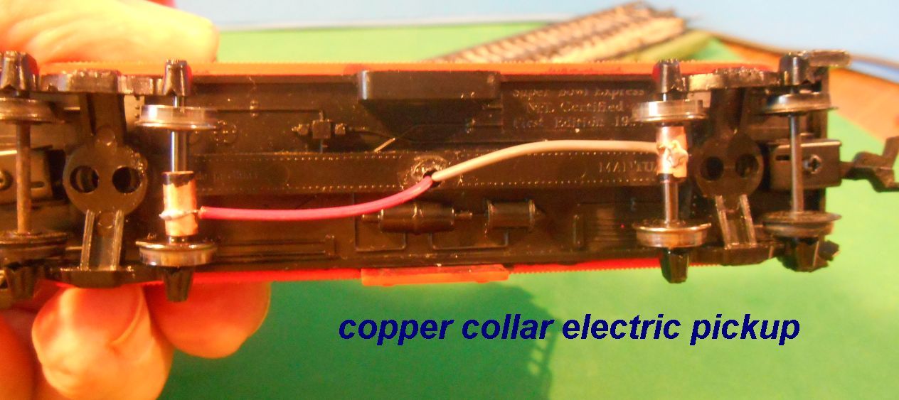 HO Caboose Lighting Kit with Track Pickup Wheel Set 33" plus 4 LEDs