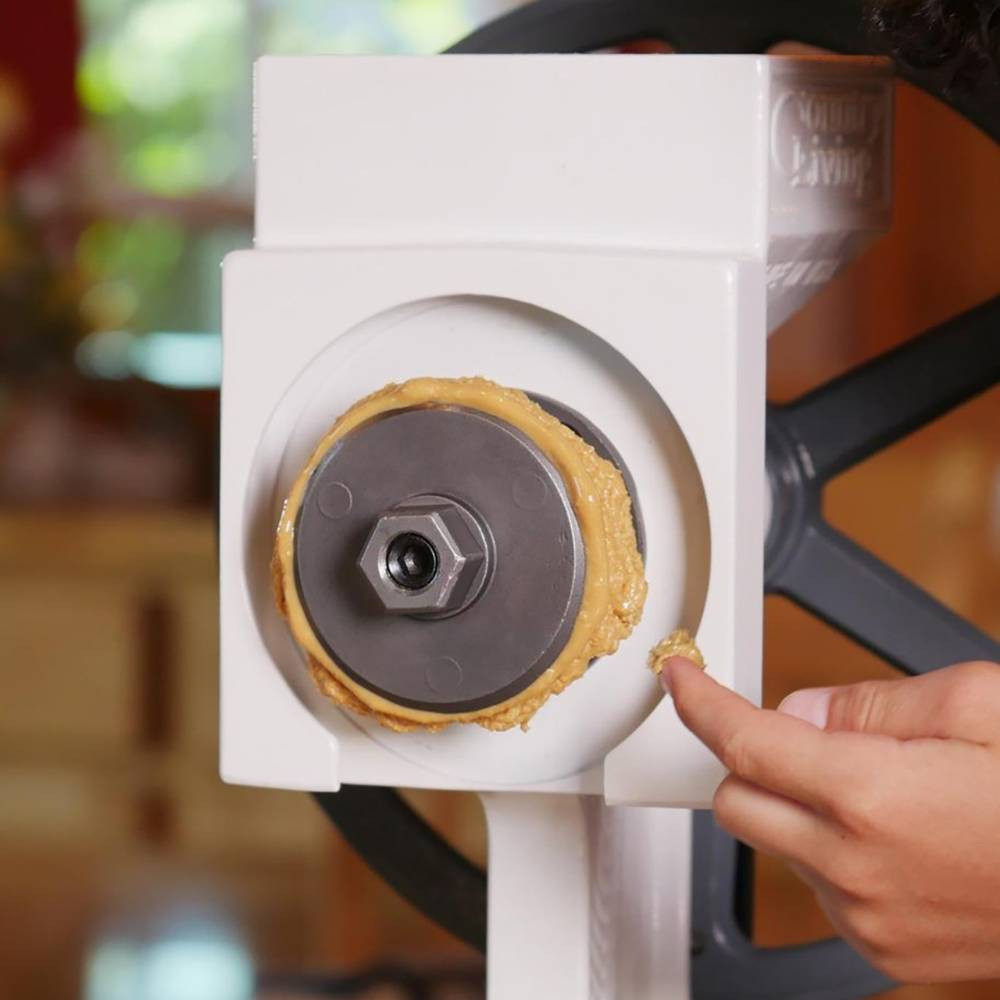 Country Living Grain Mill Peanut Butter Making Assembly