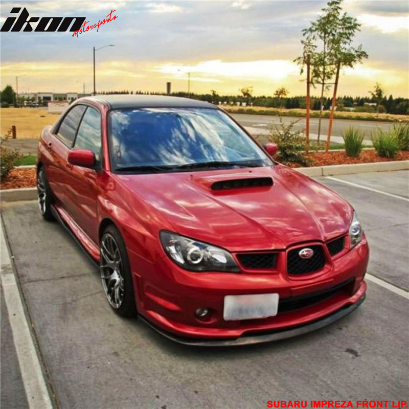 Fits 06-07 Subaru Impreza WRX STI S204 Front Bumper Lip Spoiler Splitter PP