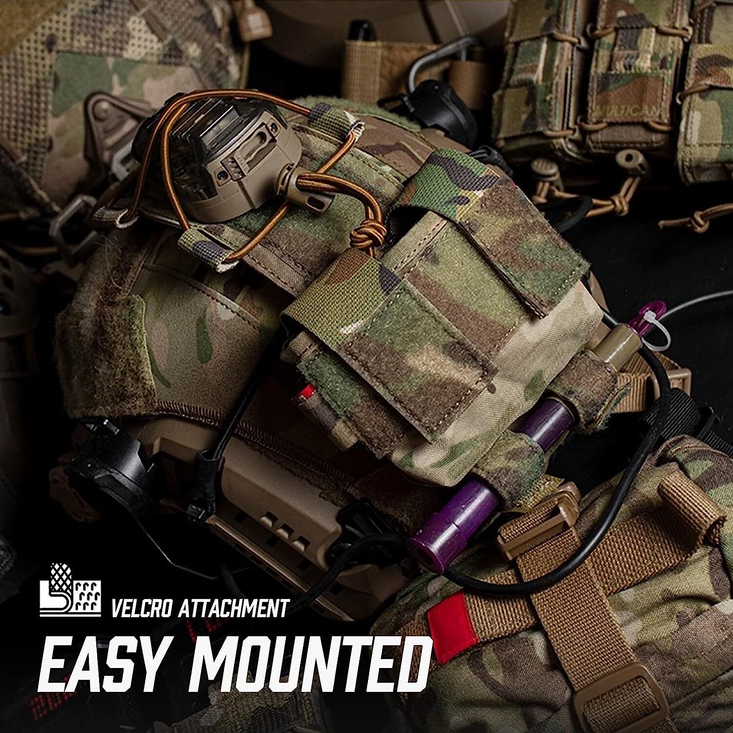 Tactical Helmet Battery Counterweight Pouch MK1 Helmet Battery Pack Balance Bag