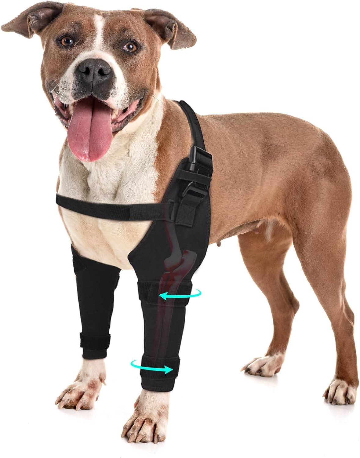 Dog Elbow Brace Protector Large Front Leg Support Arthritis Hygroma Recovery