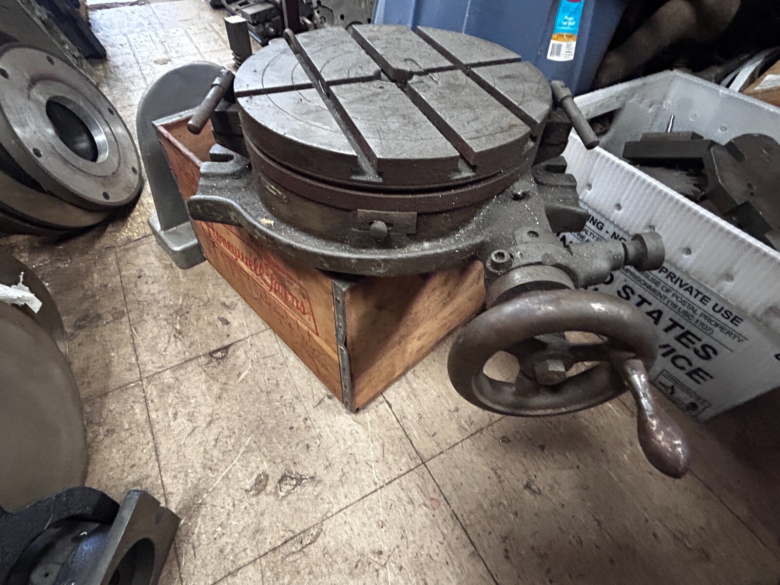 MACHINIST TOOL LATHE  Japan 12" Rotary Table Fixture Made in Japan