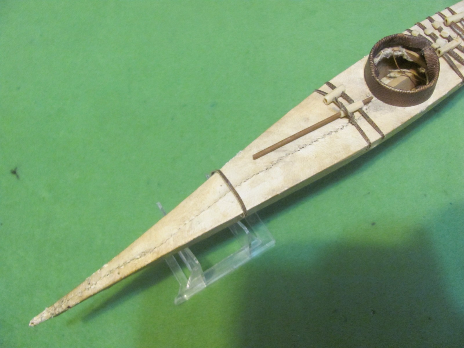 Antique/Vintage Inuit Kayak 18.5" Long.