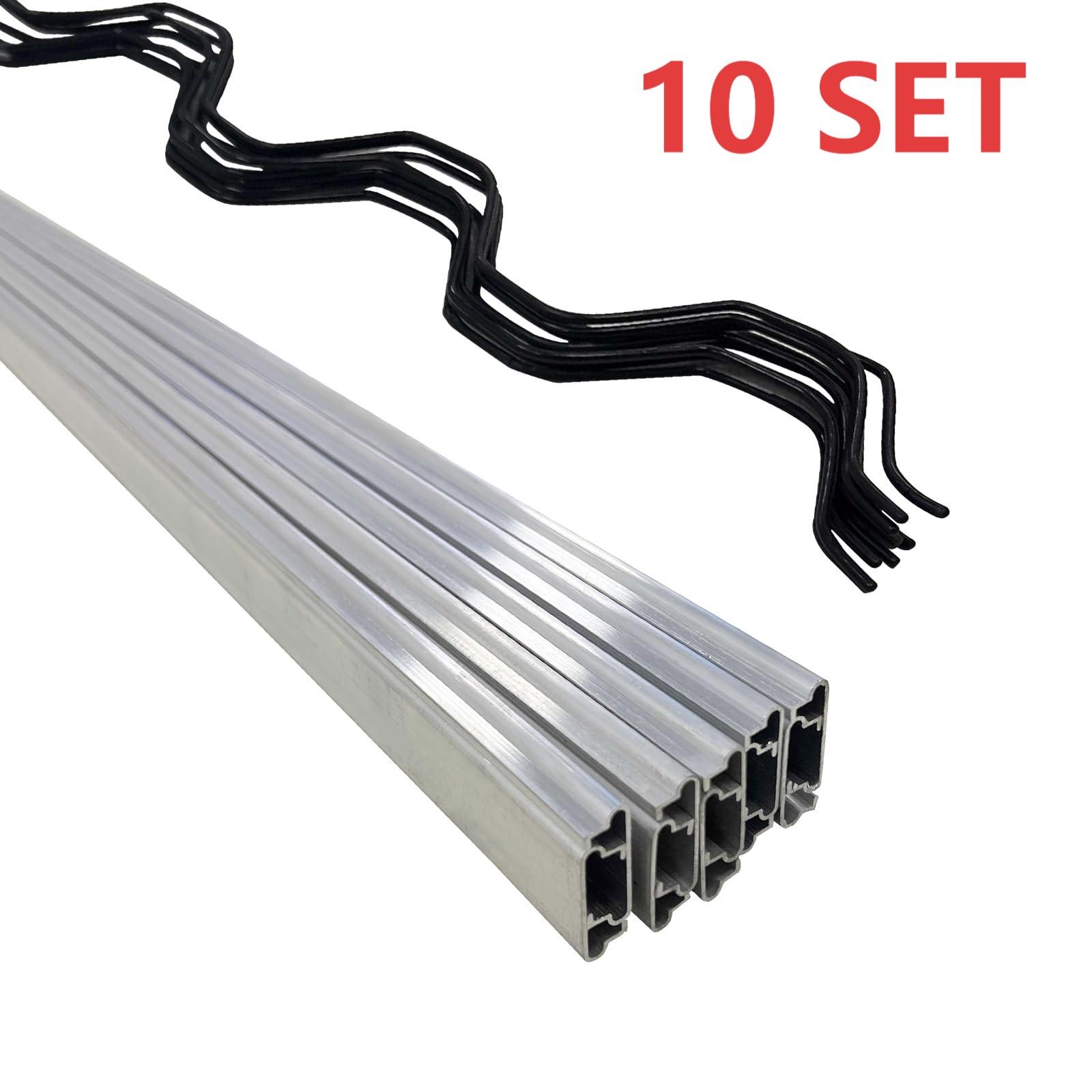 6.6ft Lock Channel and Spring Wire for Greenhouse Aluminum Alloy Lock Channel