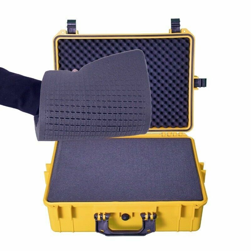 EXTRA LARGE XL ORANGE WATERPROOF STORAGE TRAVEL CASE PSA / BGS GRADED CARD SLABS