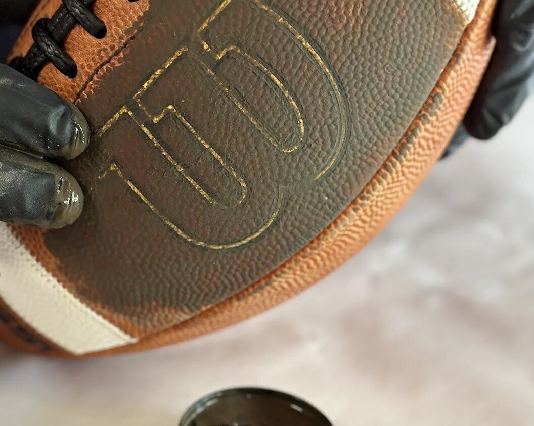 LBC Football DIY Game Prep Complete Kit 2.0 New and Improved - Mud Tack Brush