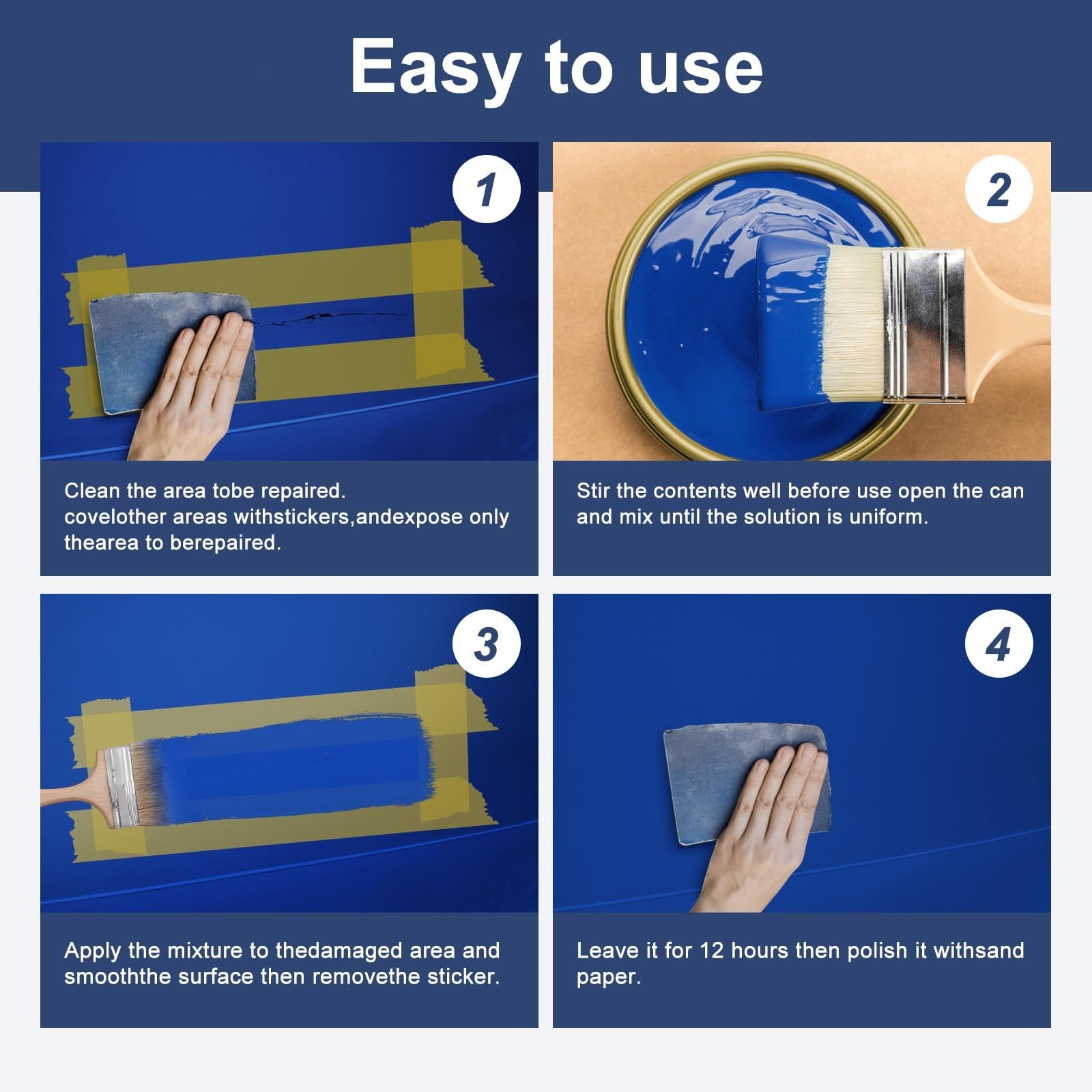 Marine Boat Paint 32oz Brilliant Navy Blue - Deck & Aluminum Boat Bottom Paint