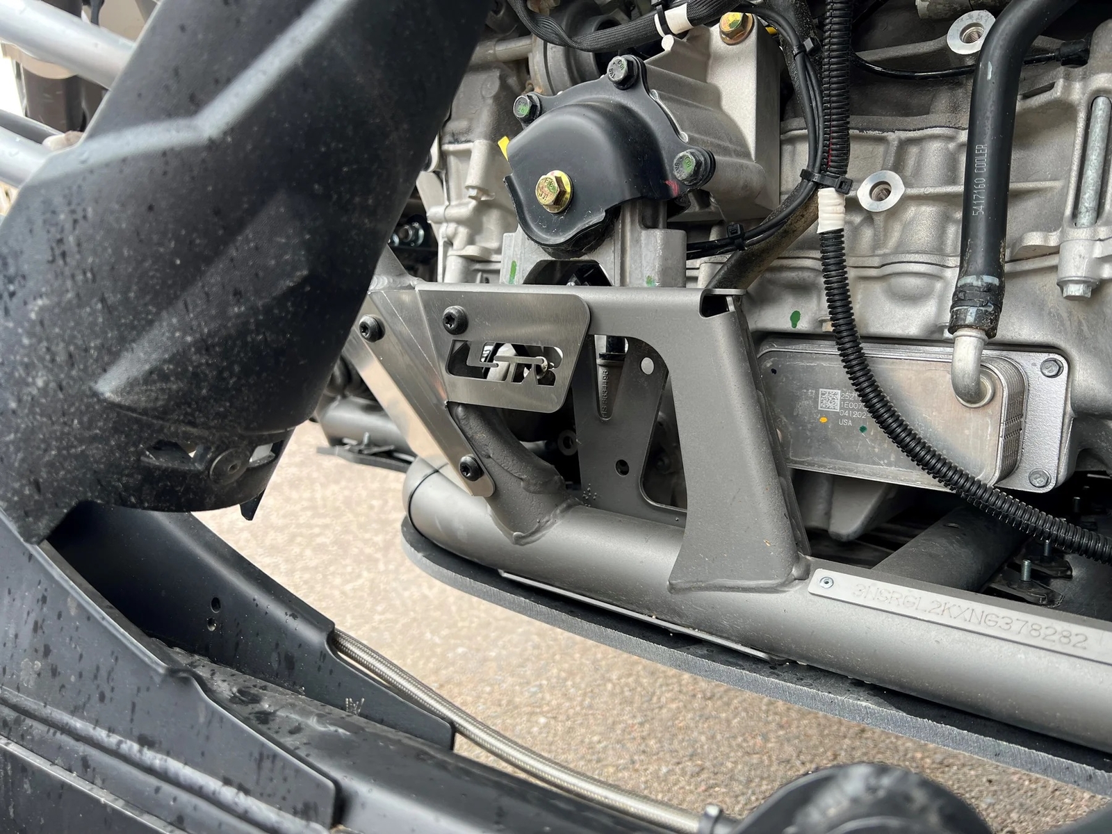 Lonestar Racing LSR Oil Filter Protector Guard Polaris RZR Pro R