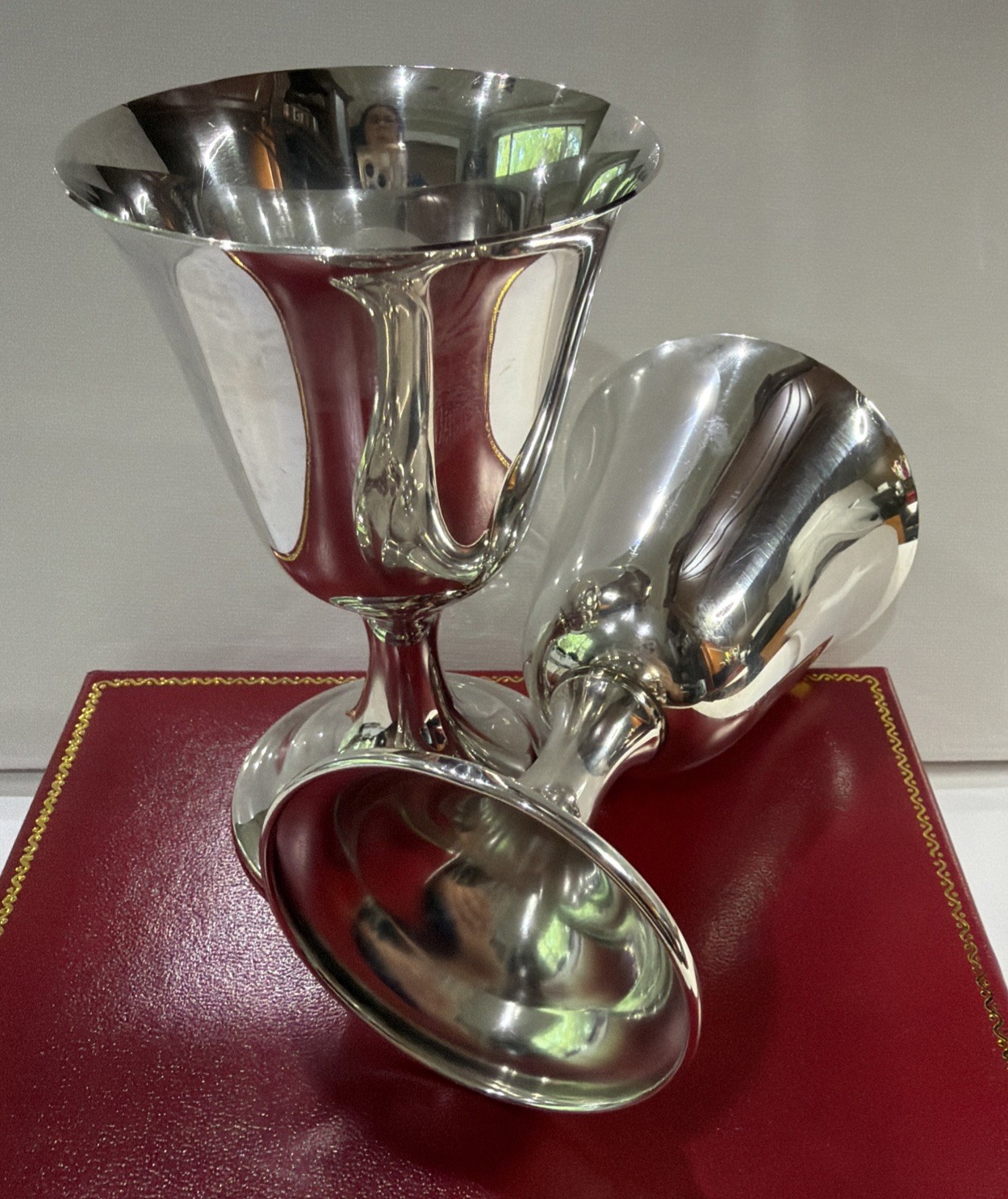 International Lord Saybrook Sterling Silver Cocktail Cup No Mono Goblet Lot Set