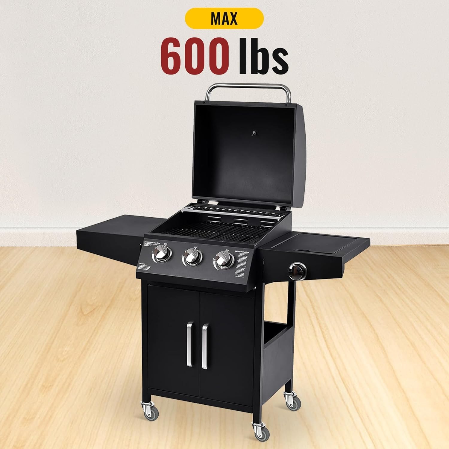 3 Inch Caster Wheels Threaded Stem Casters Set of 4 Heavy Duty Swivel Wheel