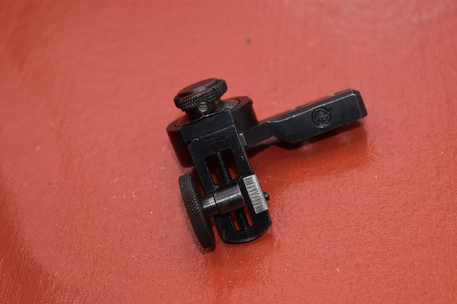 Really nice unknown vaver rear peep target sight no screw NICE