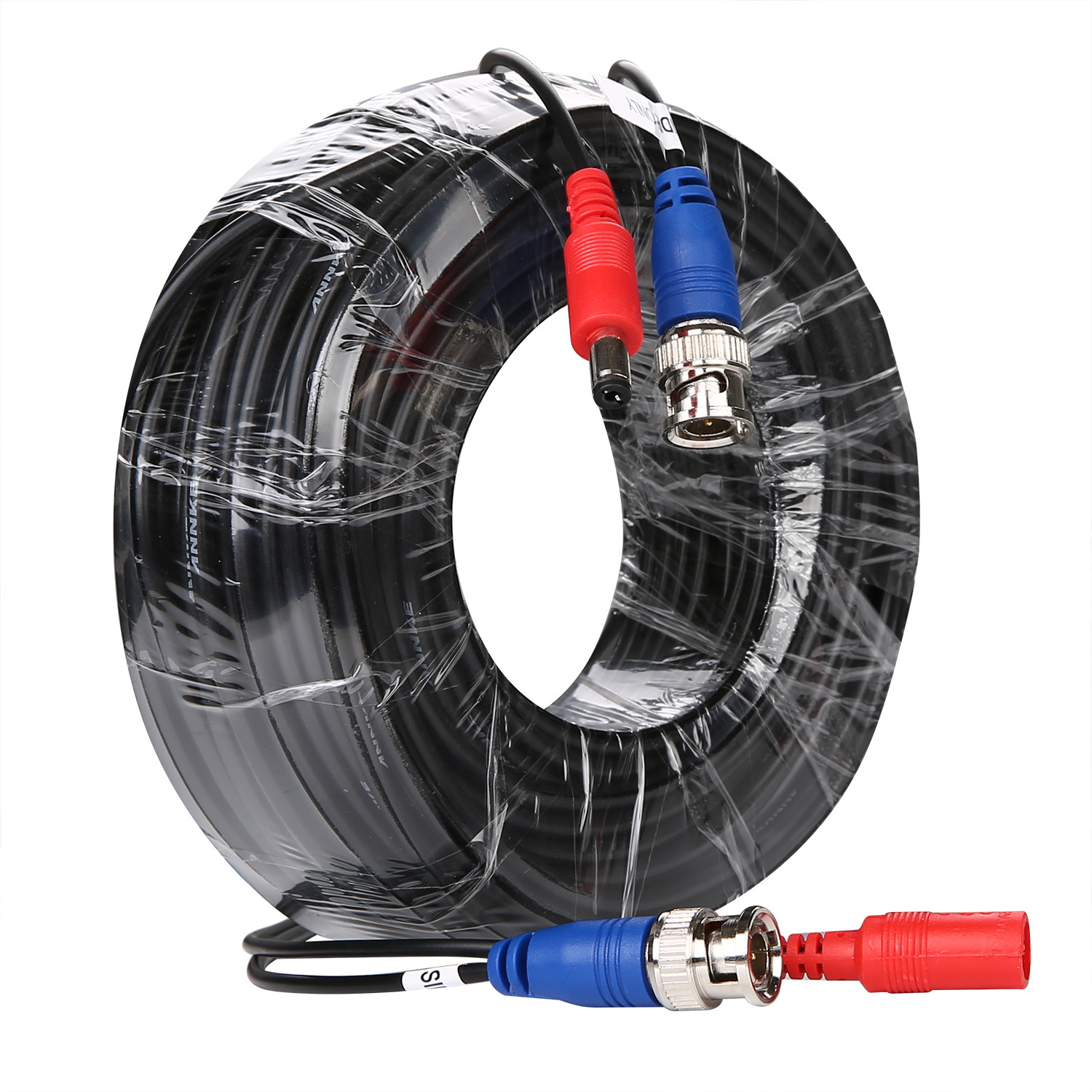 25/50/60/100/150ft Extension Video DC BNC Power Cable for Security Camera System