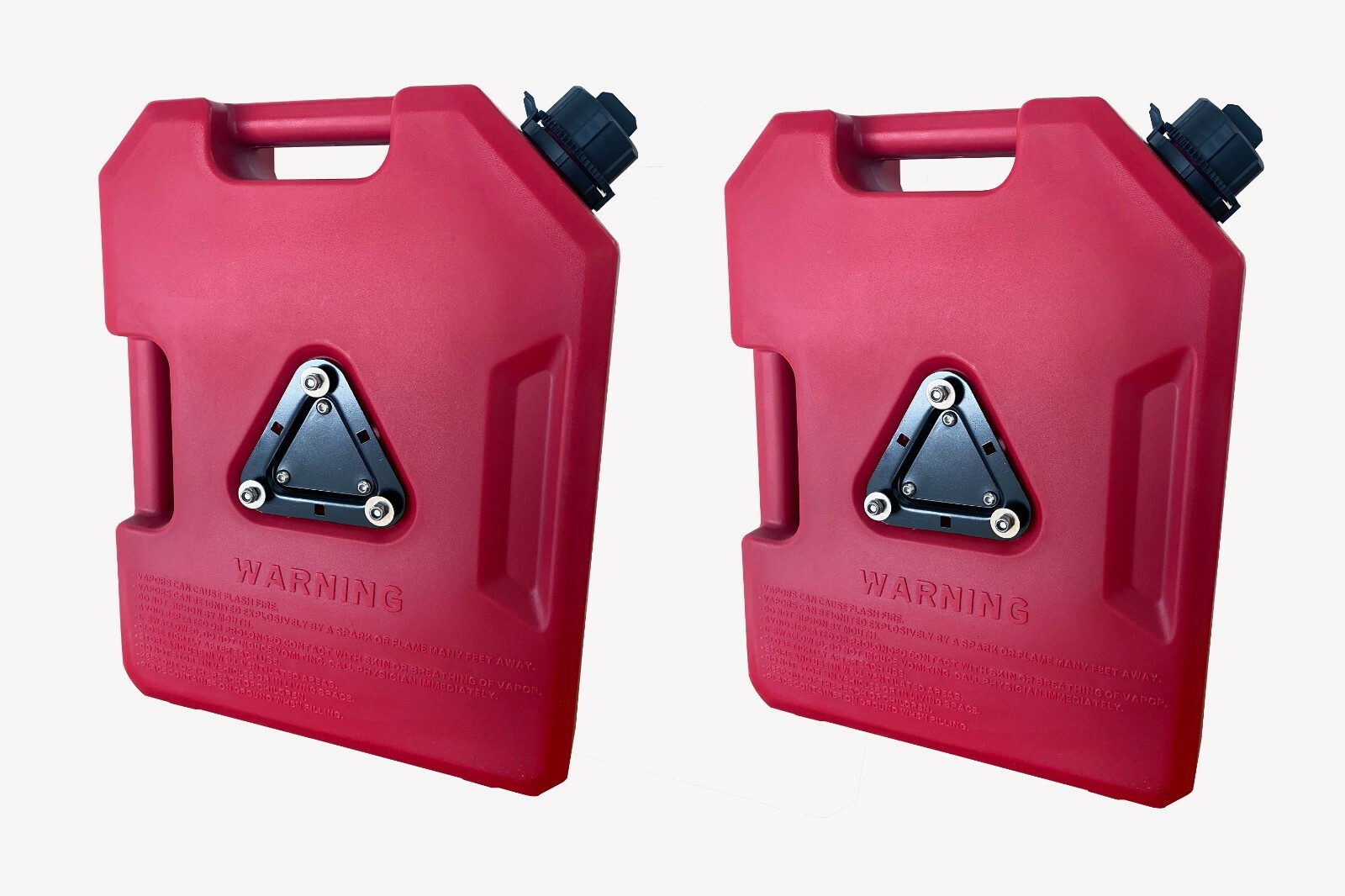 SET OF TWO - 2 Gallon Jerry Gas Cans with Mount Bracket for OVERLAND OFF ROAD