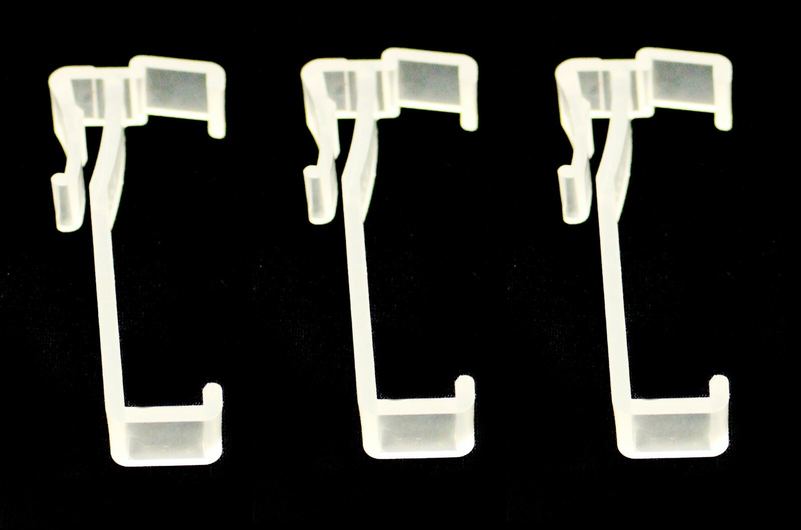 3 Inch Valance Clips For Horizontal Faux wood & Wood Blinds Parts - Pick a Pack