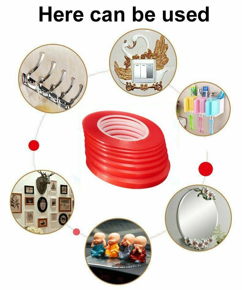 RED Double Sided Super Sticky Heavy Duty Adhesive Tape For Cell Phone Repair