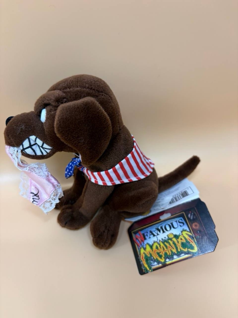 VINTAGE 1997-1998 INFAMOUS MEANIES SERIES 1- BUDDY THE DOG PUPPY 6”