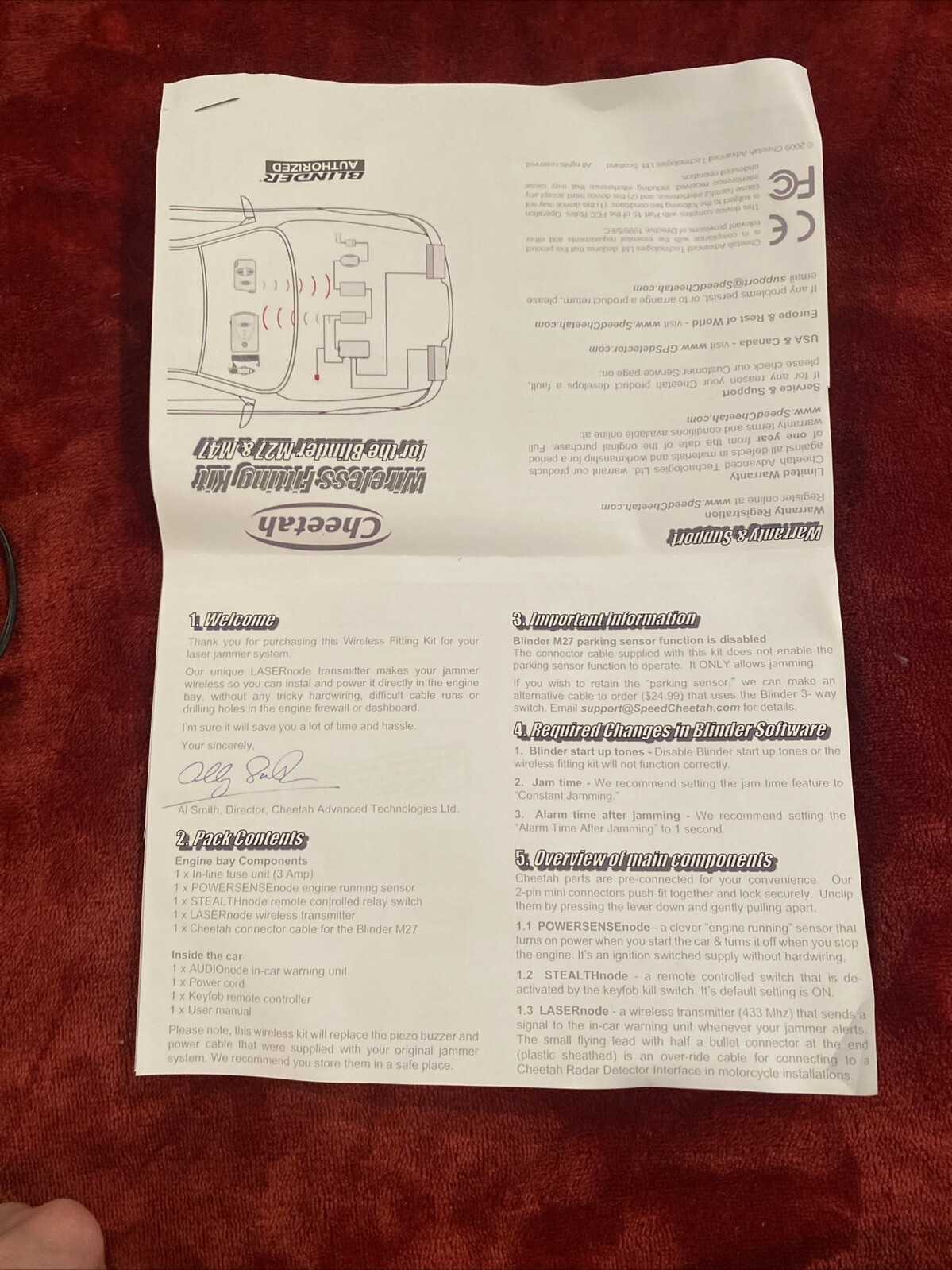 Never Used Wireless Cheetah Blinder M Series Laser Node with Extras