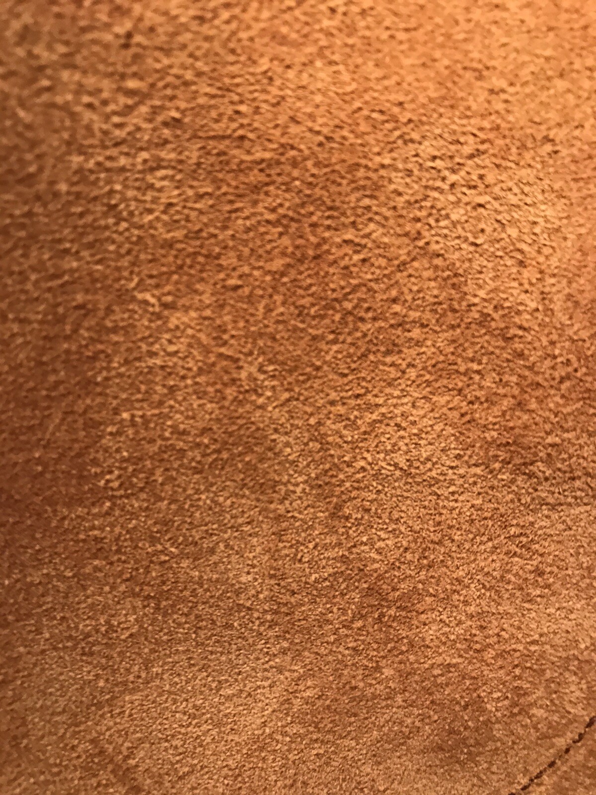 Muzzleloading black powder Fringed engraved Bag Handcrafted brown Suede Leather