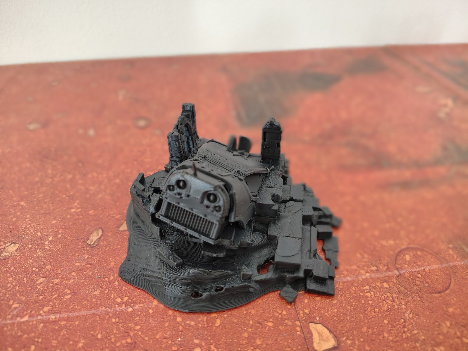 Warhound Titan Wreck Perfect Warhammer Terrain Ruin Objective Marker Set / Lot