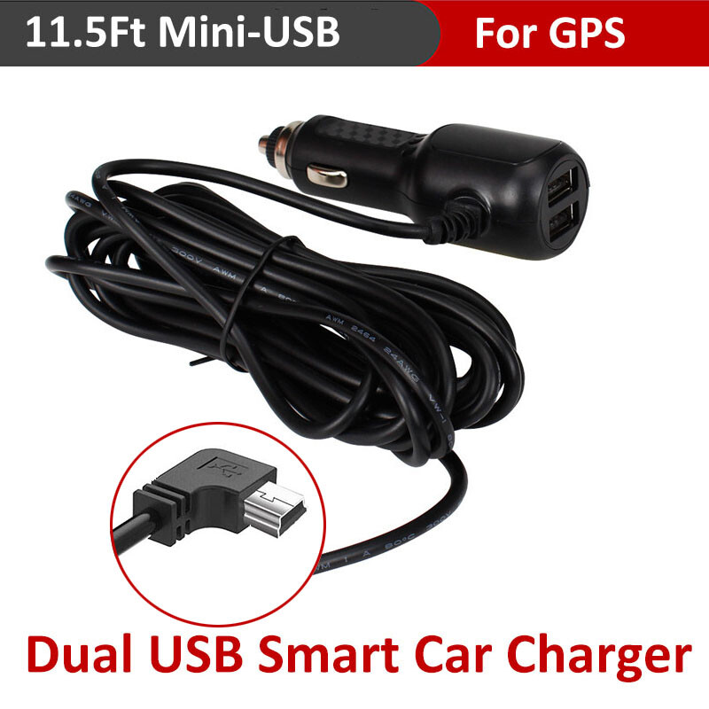 Car Charger Cord for Garmin DriveSmart 55 61 65lms DriveAssist 50 51 60 GPS TA20