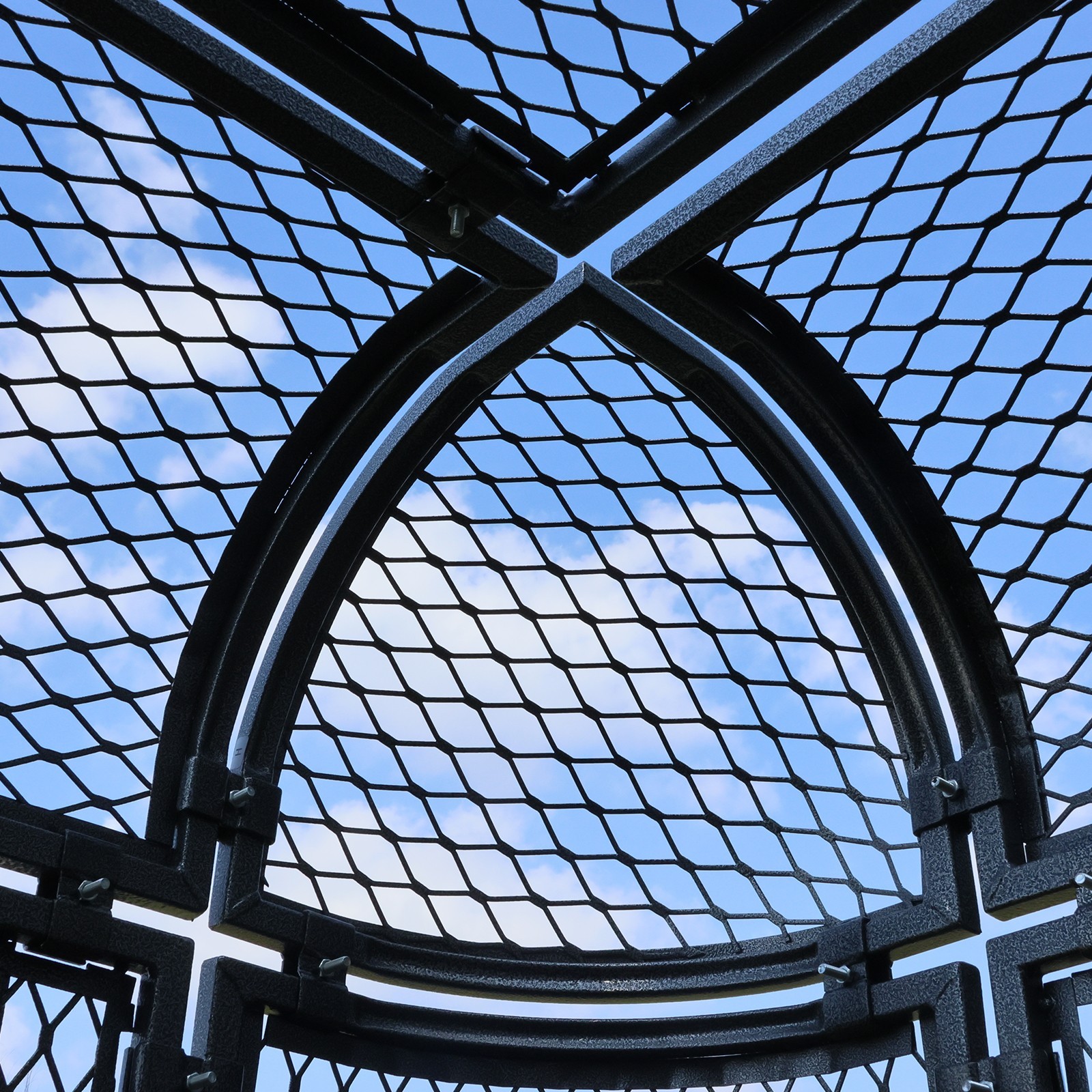 Large Walk-in Silver Flight Bird Cage Aviary Parrot Macaw Finch Metal Aviary