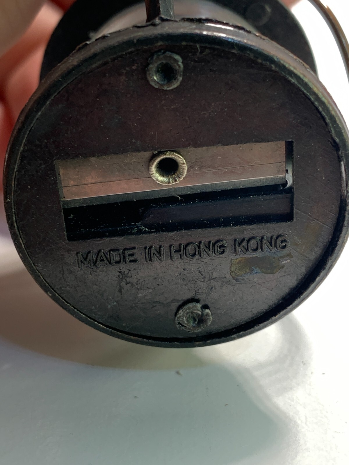 Vintage Die-Cast Pencil Sharpener Kerosine Oil Lantern With Box PSE