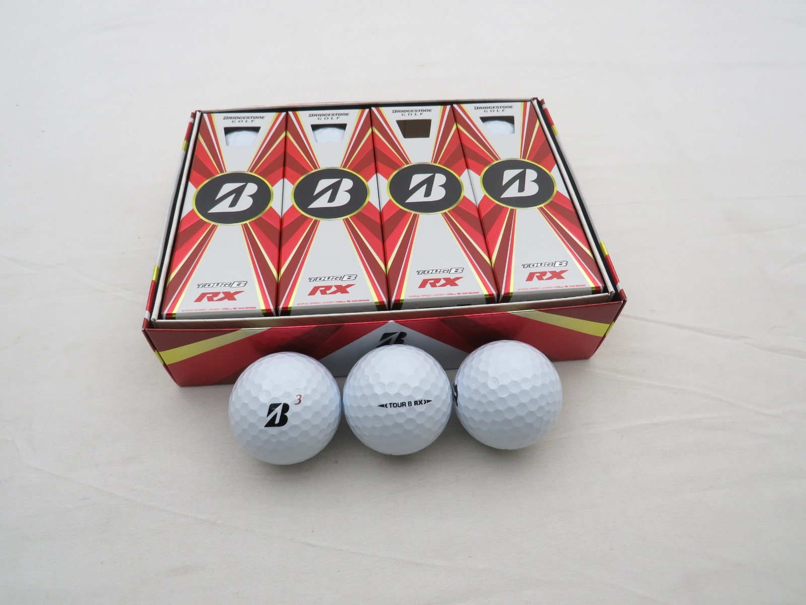 New 6 Dozen Bridgestone Tour B RX Golf Balls 72 Golf Balls