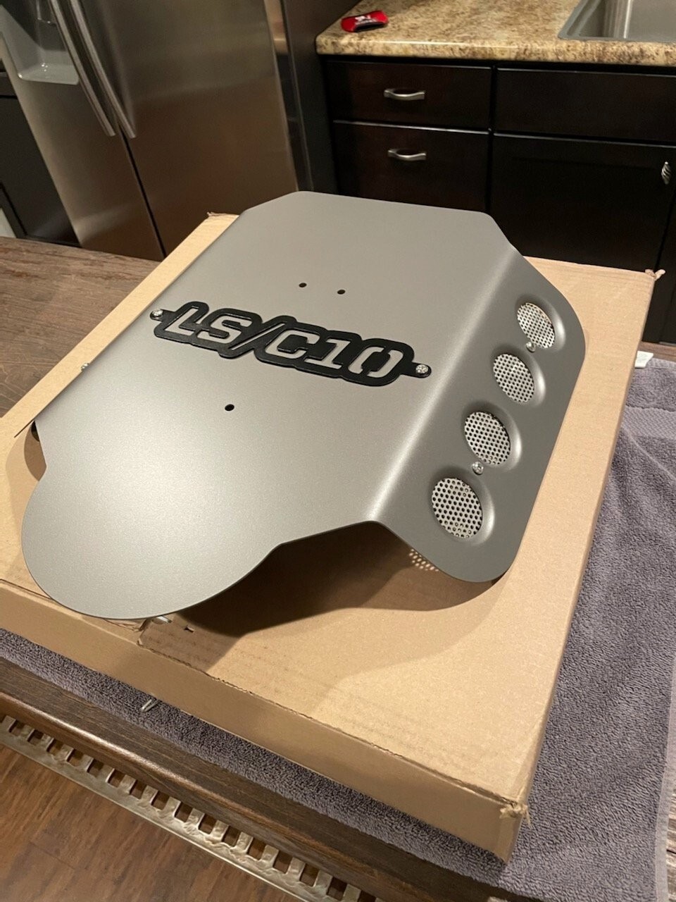 TBSS CUSTOM LS ENGINE COVER GEN 4, 5.3 , 6.0, truck intake TRAIL BLAZER SS