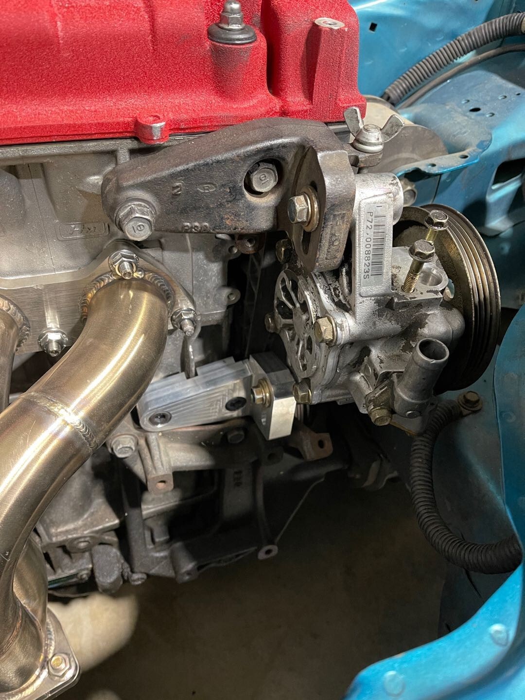 1320 upper & Lower Billet Power Steering Bracket B16 b18c1 b18c5 B20b b18b 6061