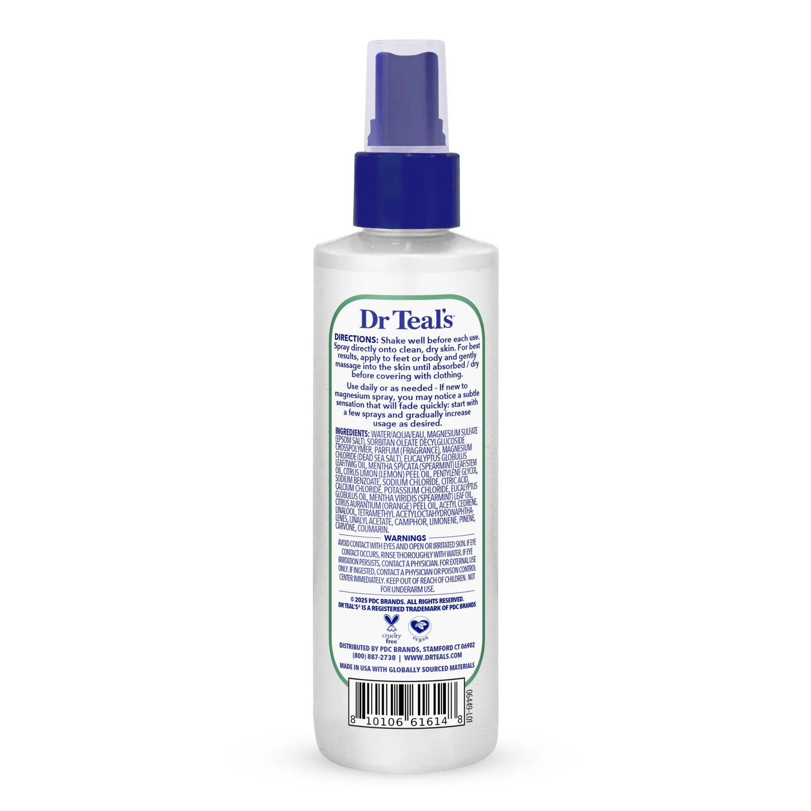 Dr Teal'S Relax & Relief Magnesium Spray with Eucalyptus & Spearmint Essential O