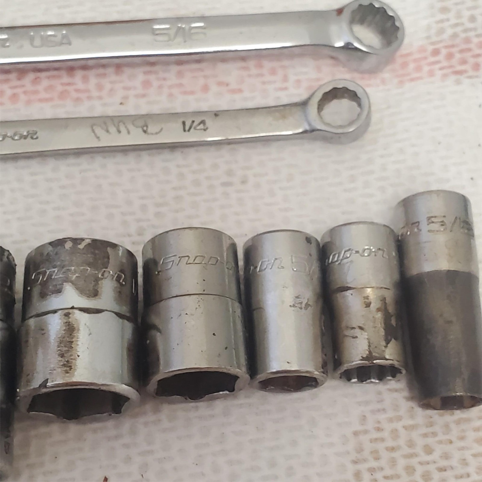 Lot of Snap on combination Wrench & Sockets LOT-1056