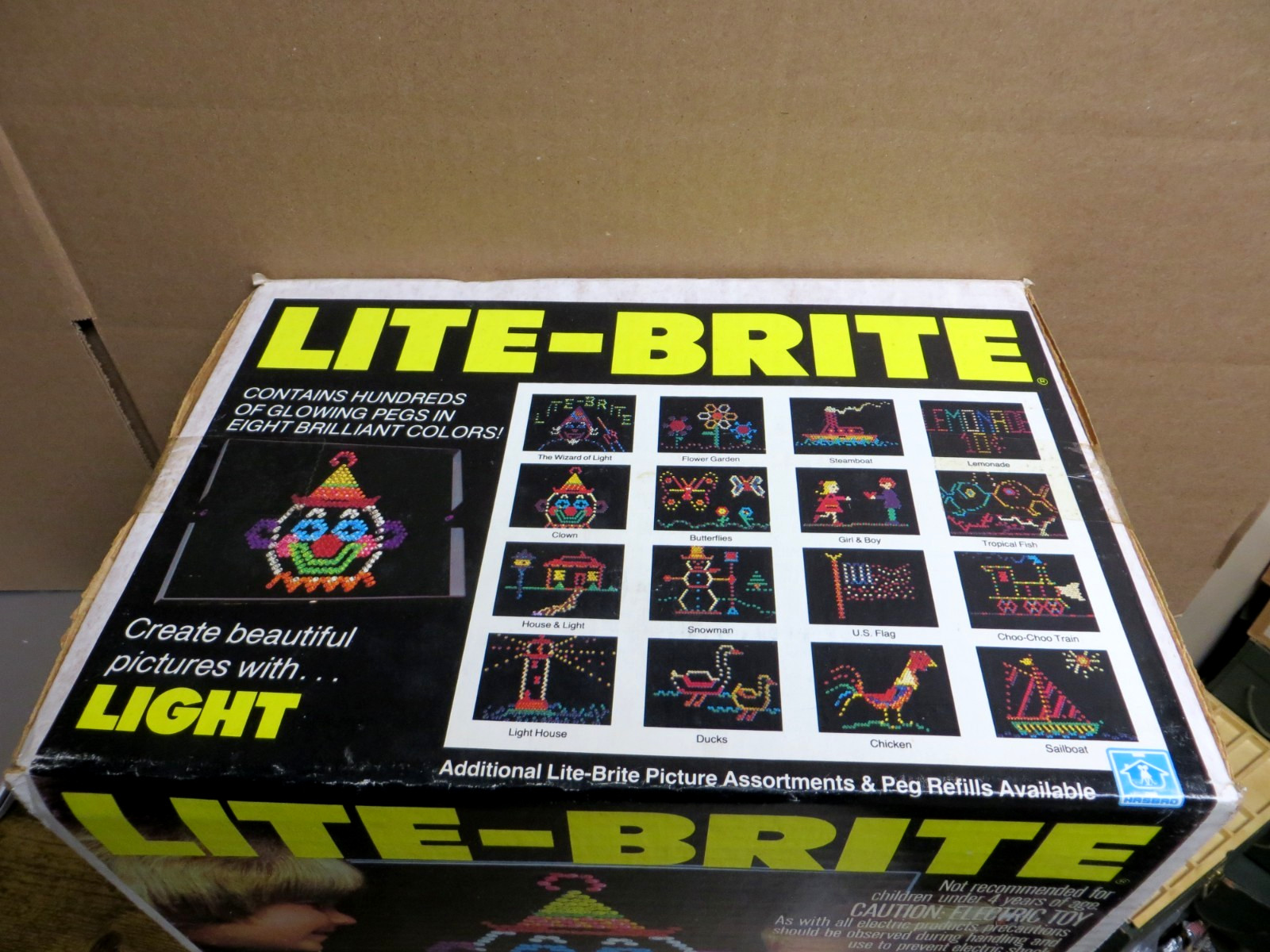 VINTAGE HASBRO 1981 LITE BRITE - 100% FACTORY SEALED FROM EX HASBRO EMPLOYEE
