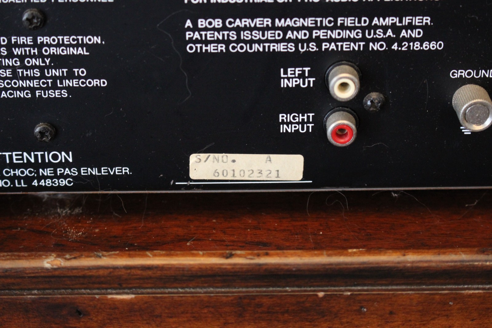 Vintage Carver M-500t Magnetic Field Power Amplifier Amp