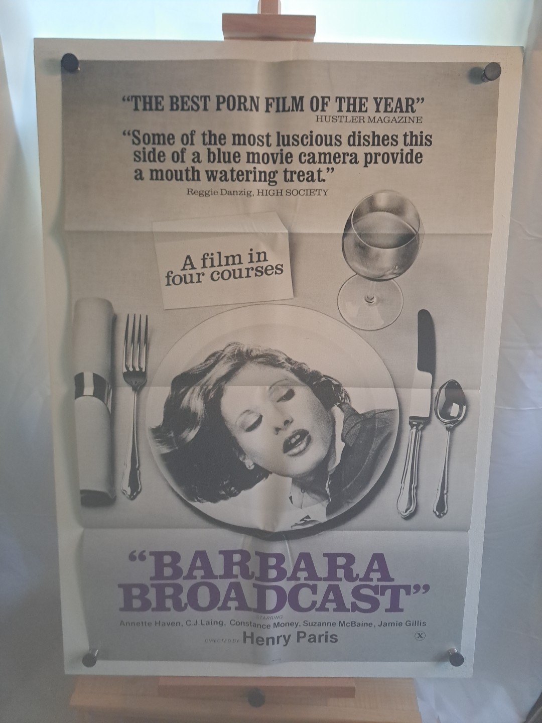 Barbara Broadcast Original 1977 Movie Poster 27x41 One Sheet